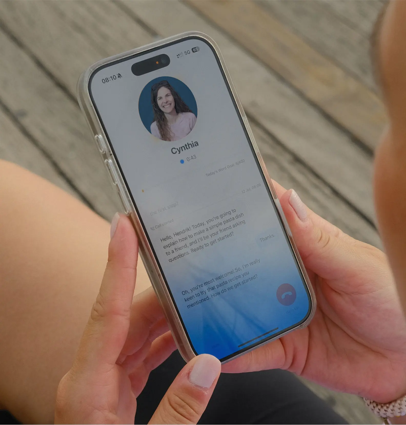 Screenshot of a tellem demo