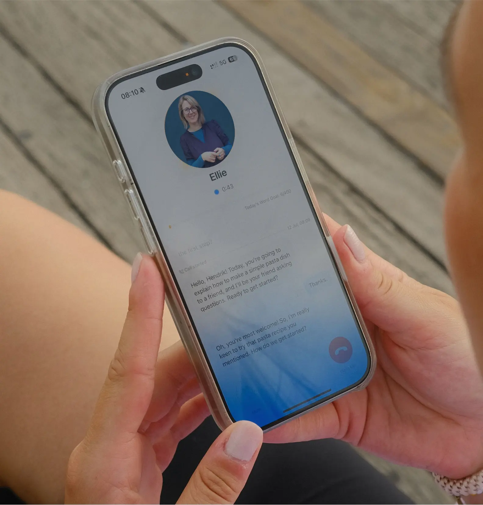 Screenshot of a tellem demo