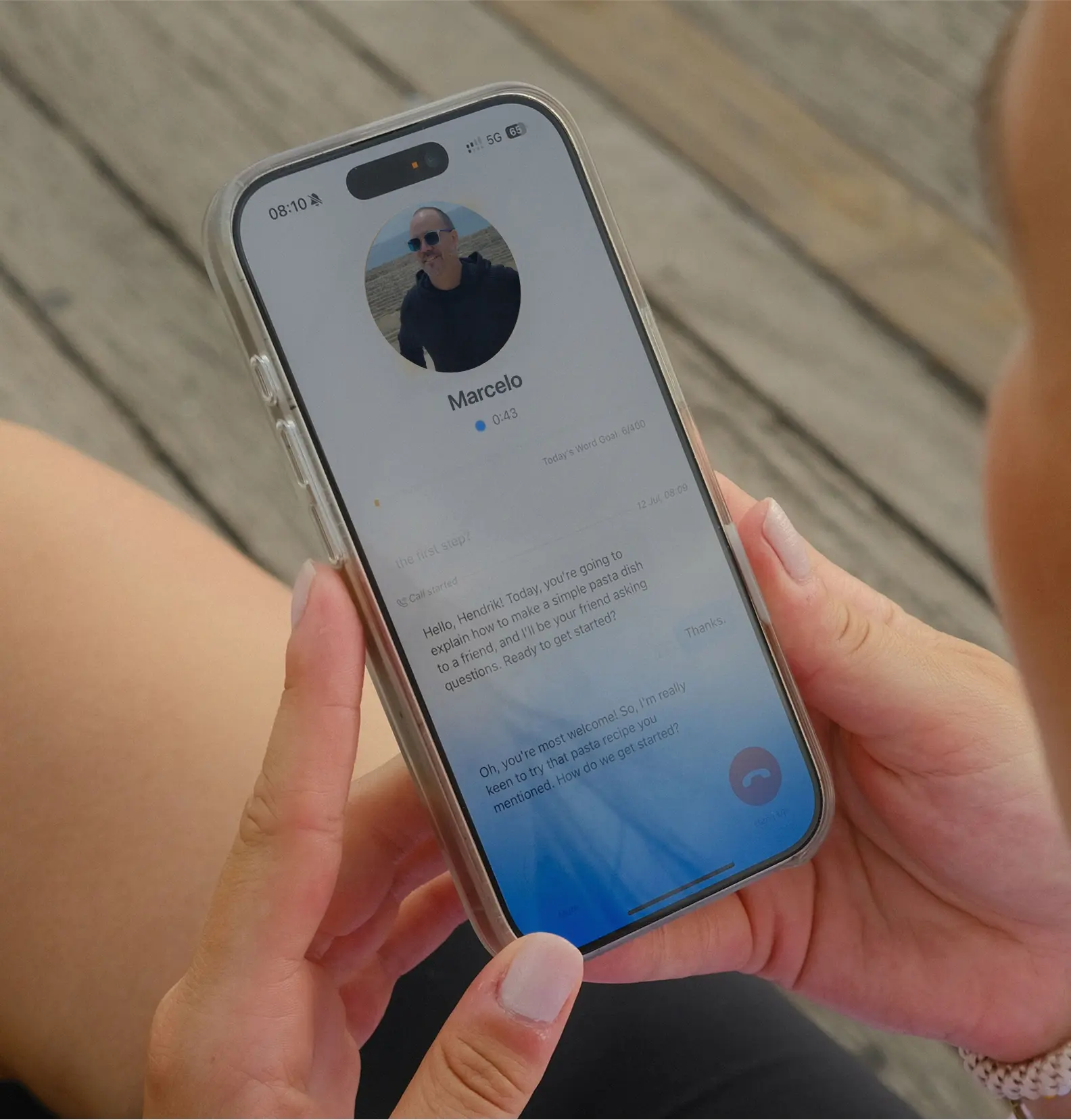 Screenshot of a tellem demo