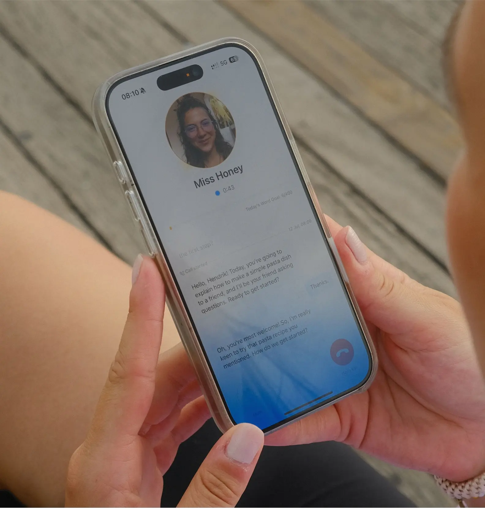 Screenshot of a tellem demo